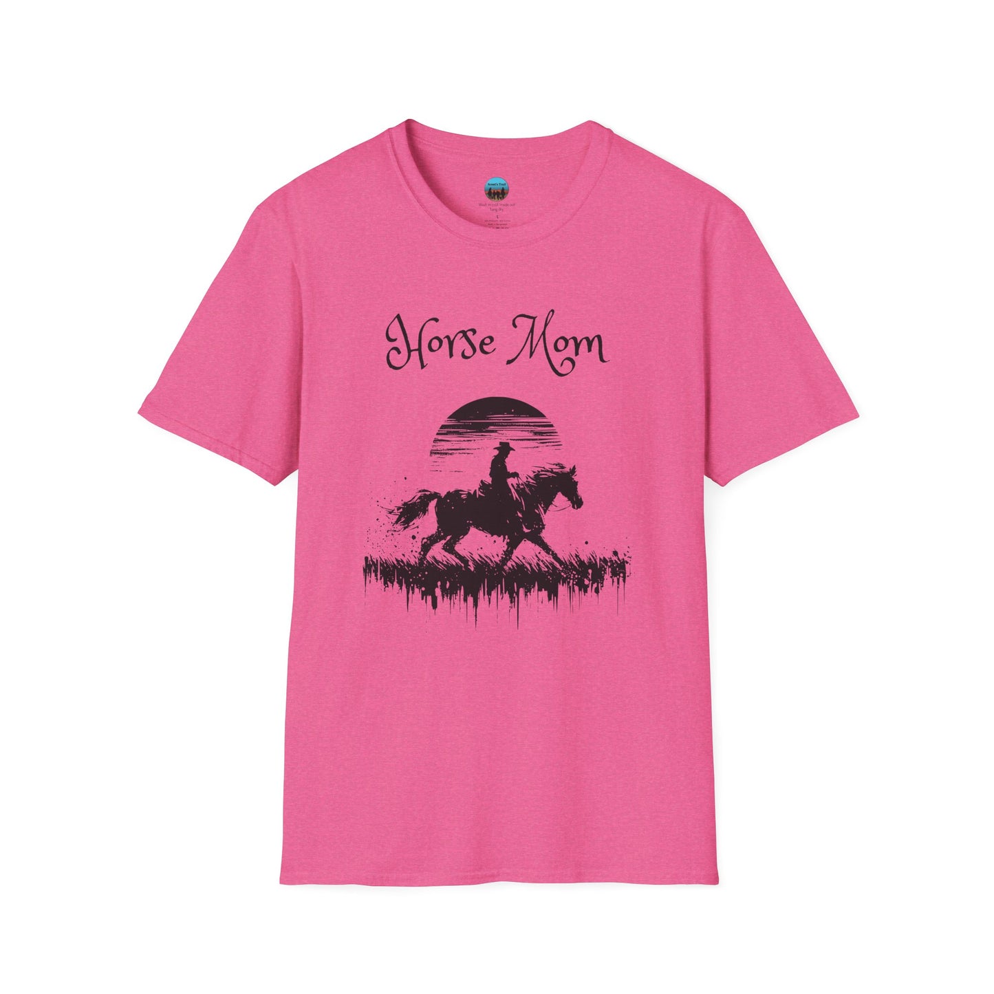 Horse Mom Unisex Softstyle T-Shirt - Perfect Gift for Mother's Day