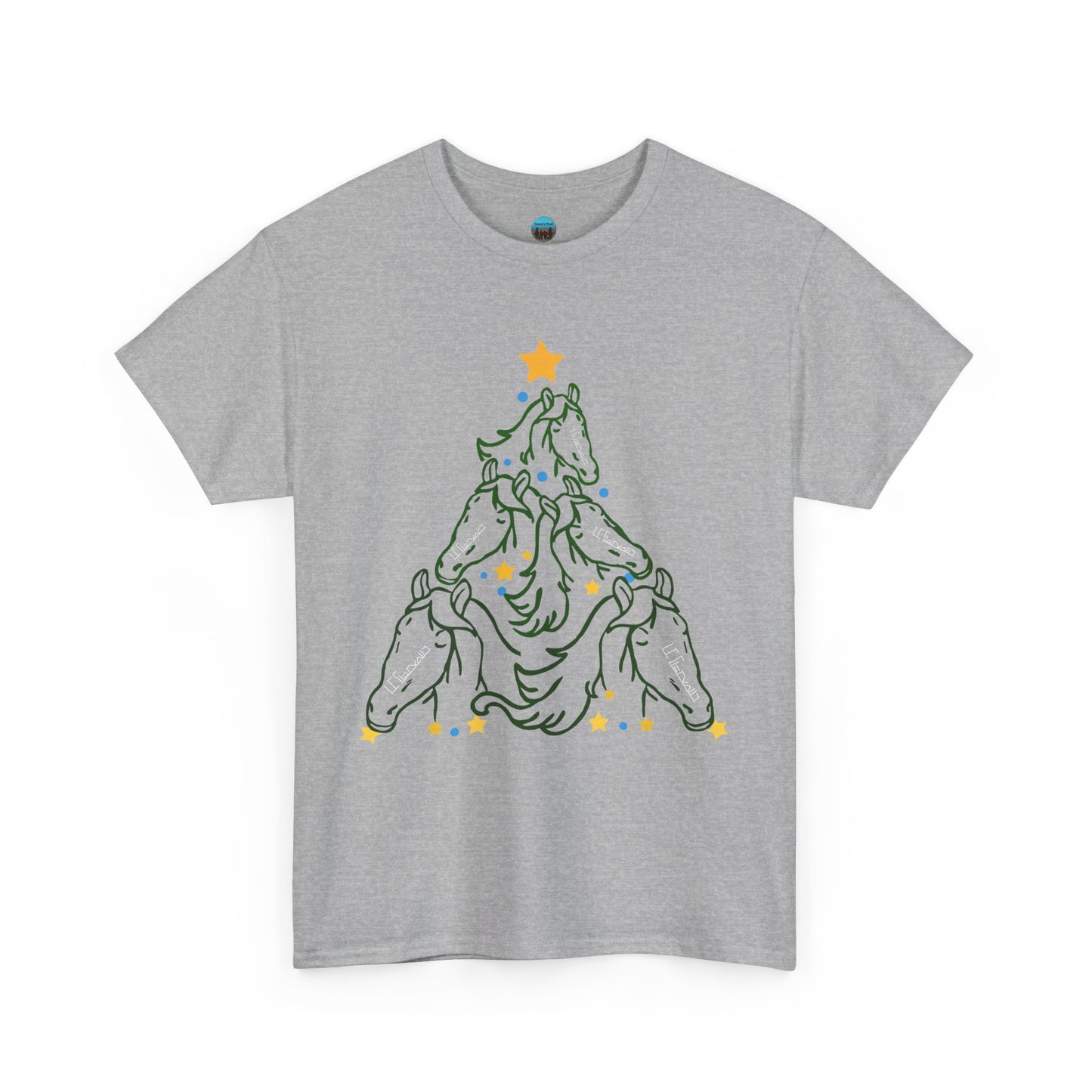 Mustang Holiday TreeUnisex Heavy Cotton Tee