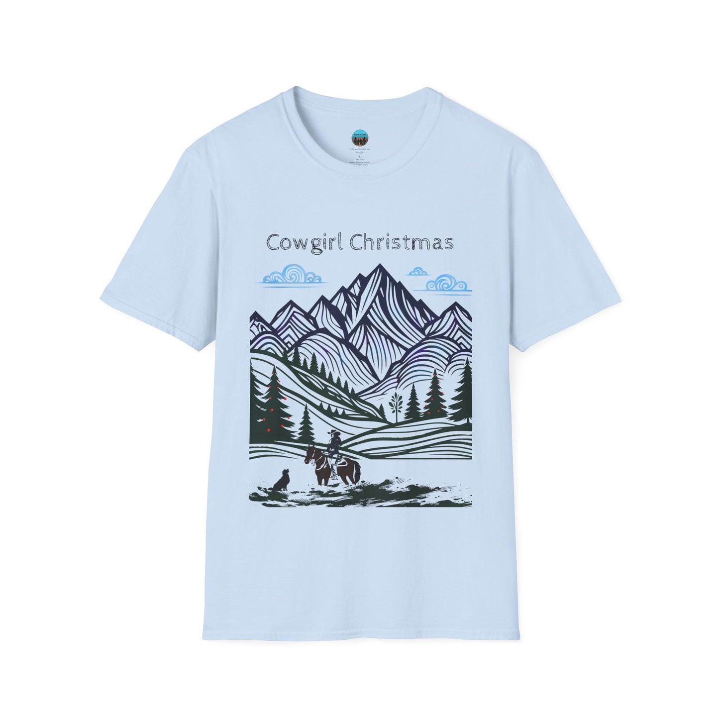 Cowgirl Christmas Softstyle T-Shirt