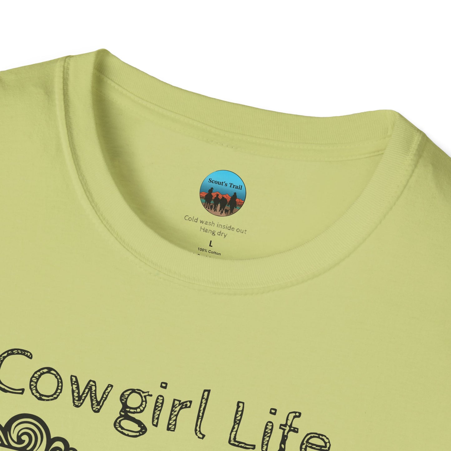 Cowgirl Mountain Monet Softstyle T-Shirt