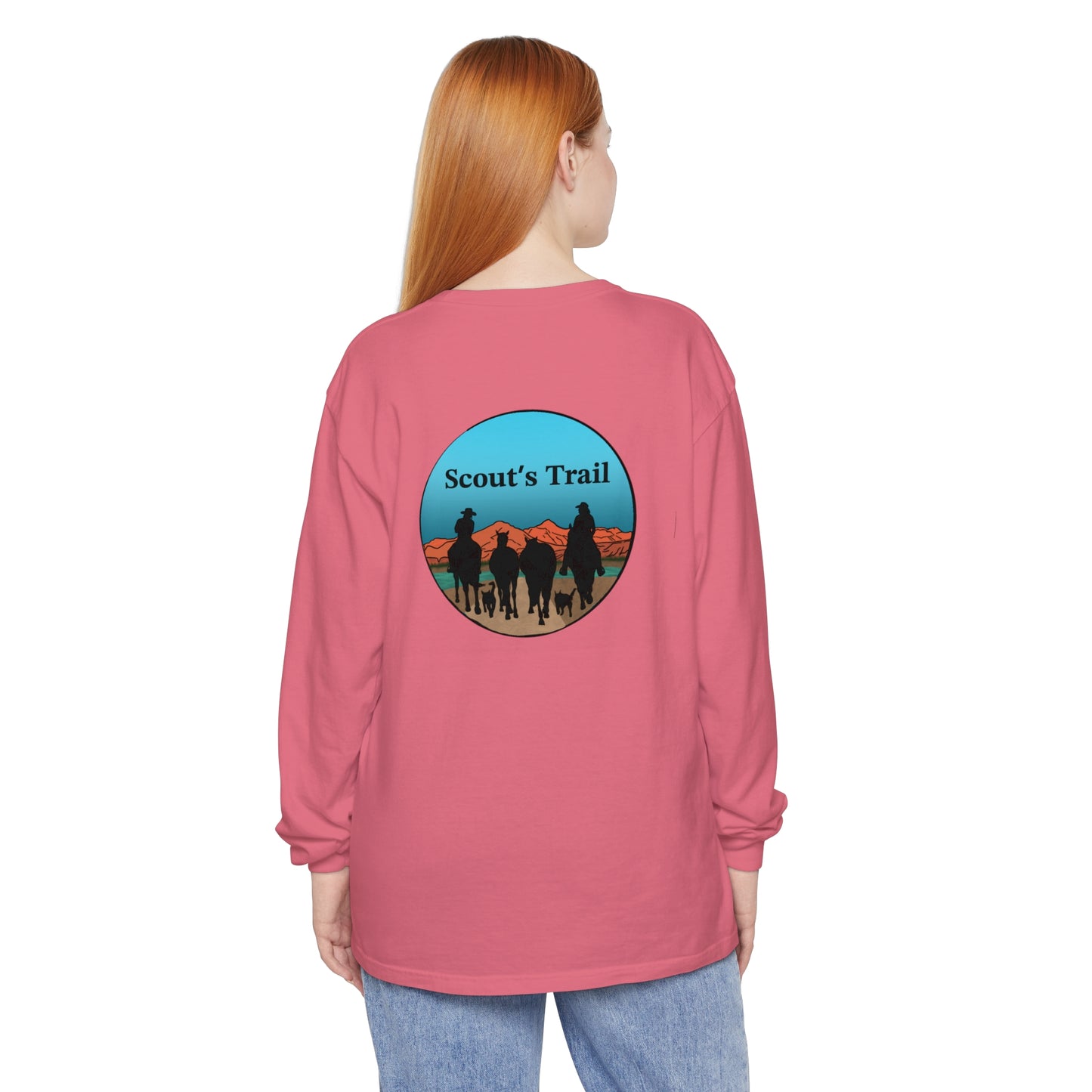 Unisex Tuk Tuk & Scouts Trail  Garment-dyed Long Sleeve T-Shirt