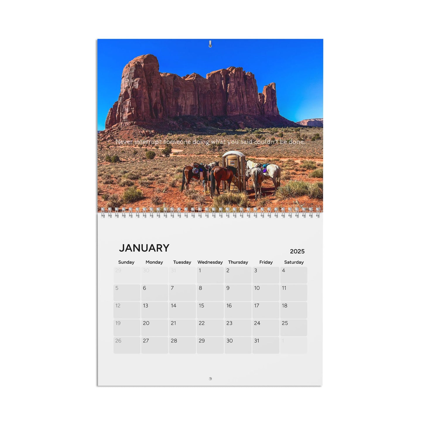 Scout's Trail Calendar (2025)