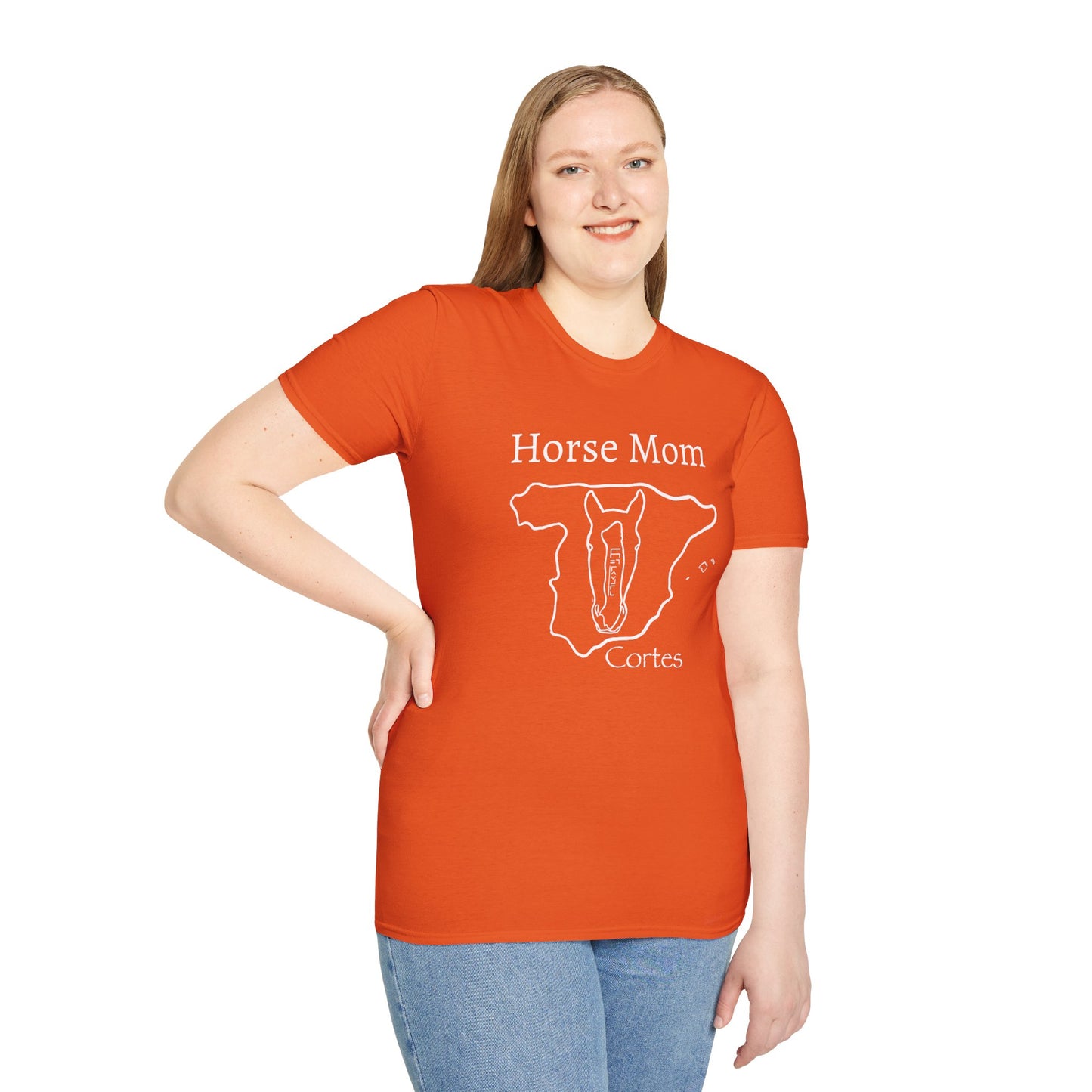 Cortes Horse Mom Unisex Softstyle T-Shirt