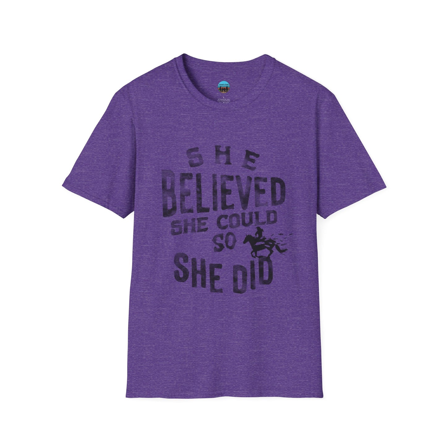 Unisex "She Believed She Could" Softstyle T-Shirt