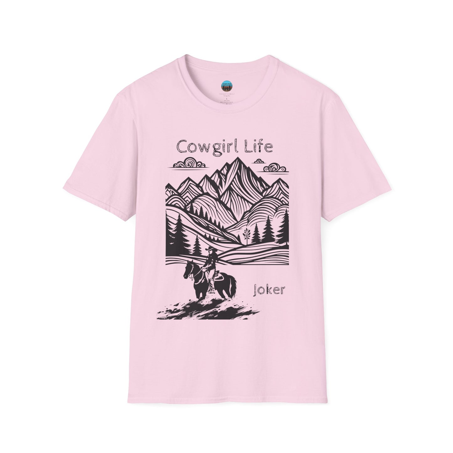 Cowgirl Mountain Monet Softstyle T-Shirt