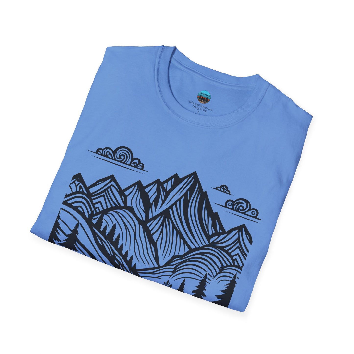 Mountain Monet Trail Rider Unisex Softstyle T-Shirt