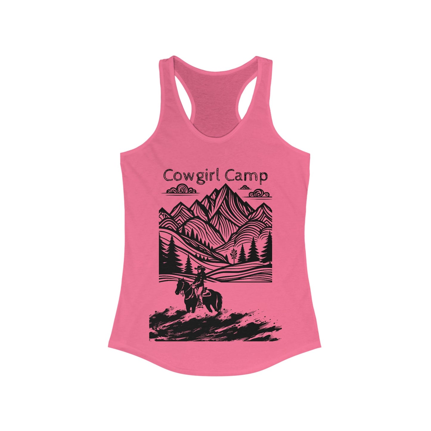 Cowgirl Camp Ideal Racerback Tank