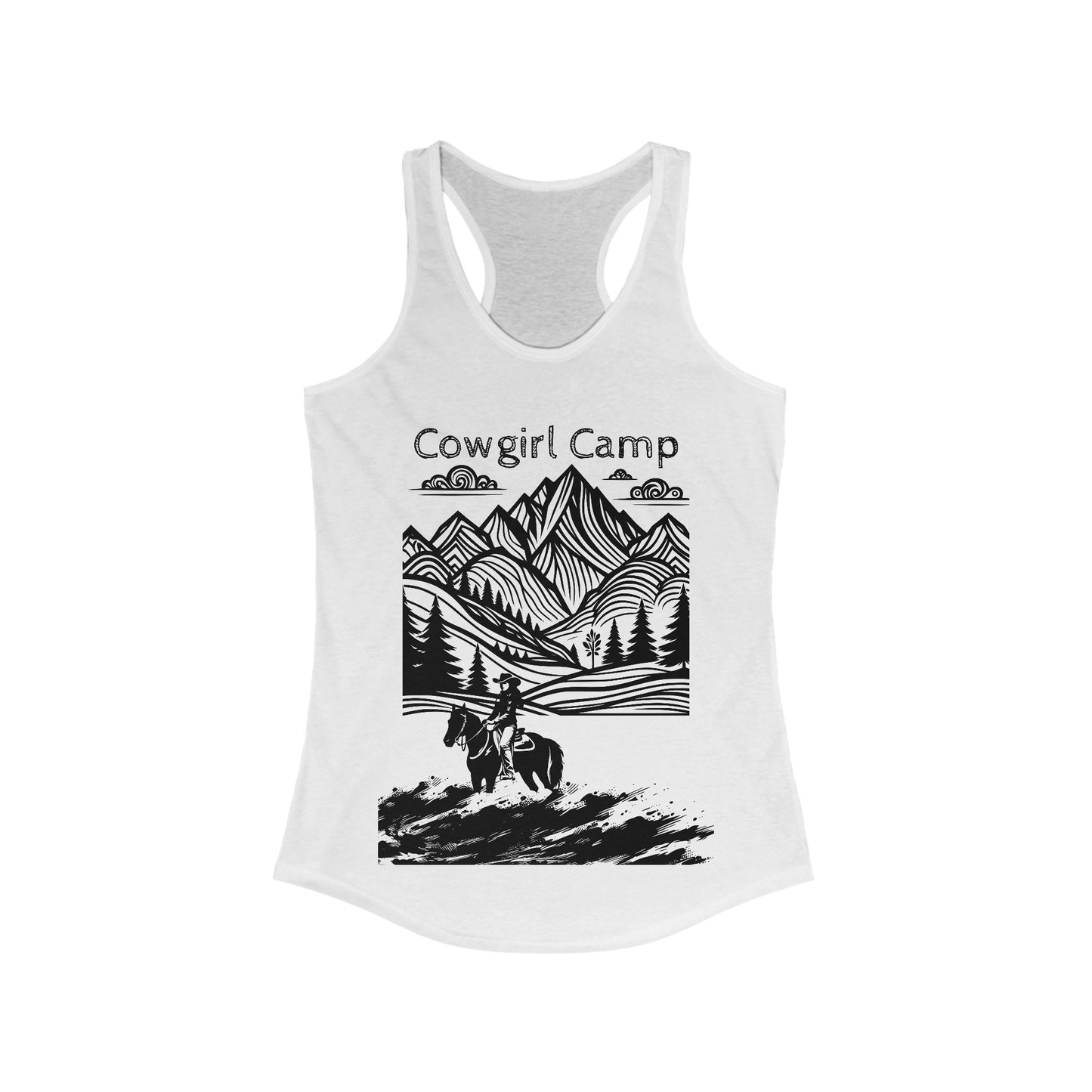 Cowgirl Camp Ideal Racerback Tank