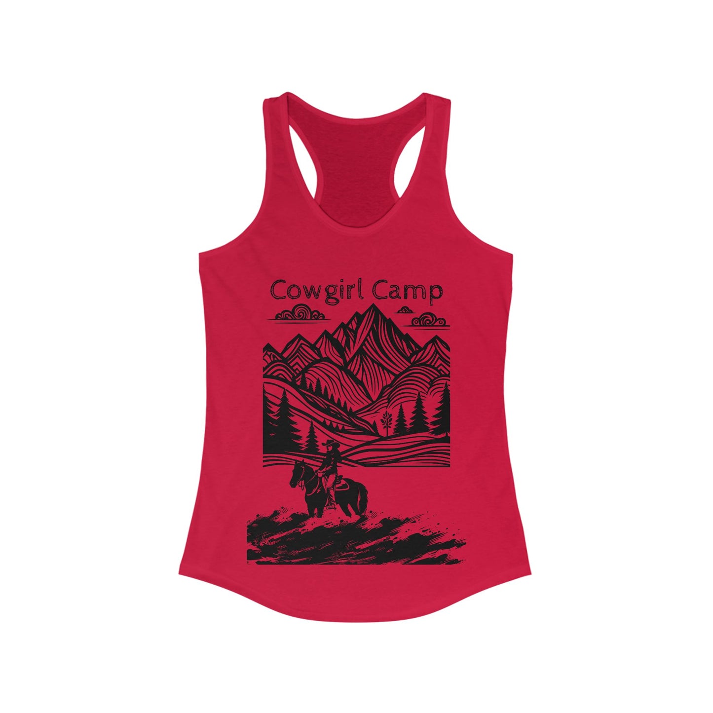 Cowgirl Camp Ideal Racerback Tank