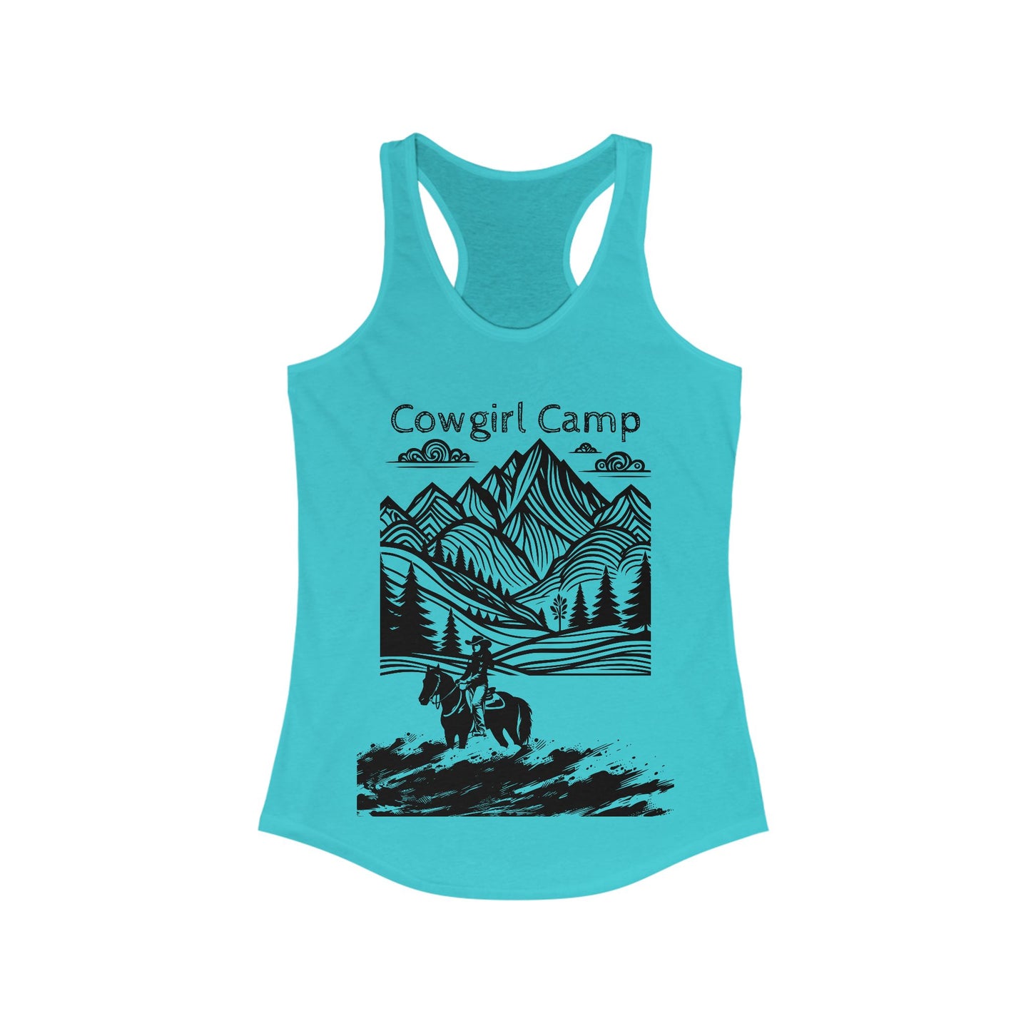 Cowgirl Camp Ideal Racerback Tank