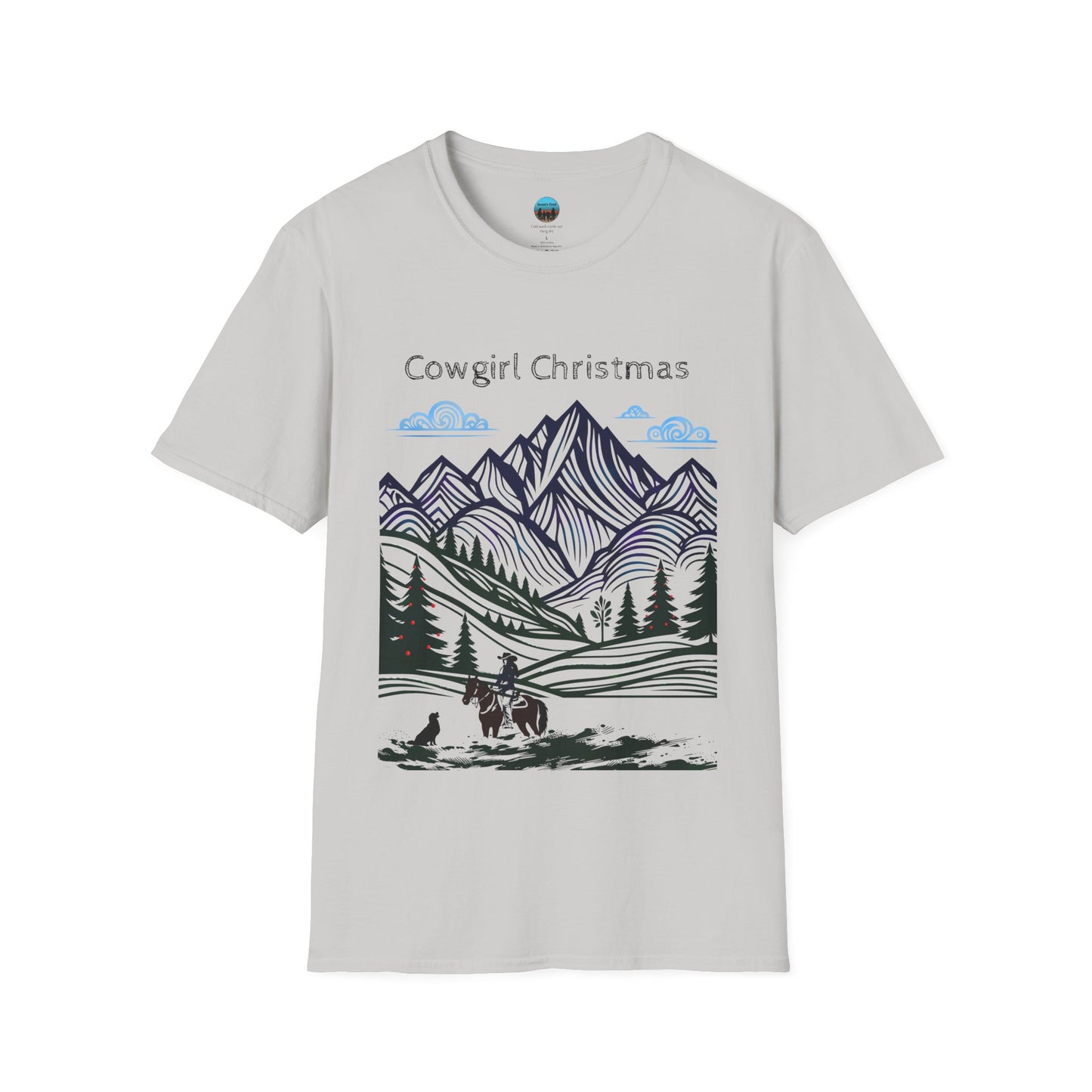 Cowgirl Christmas Softstyle T-Shirt