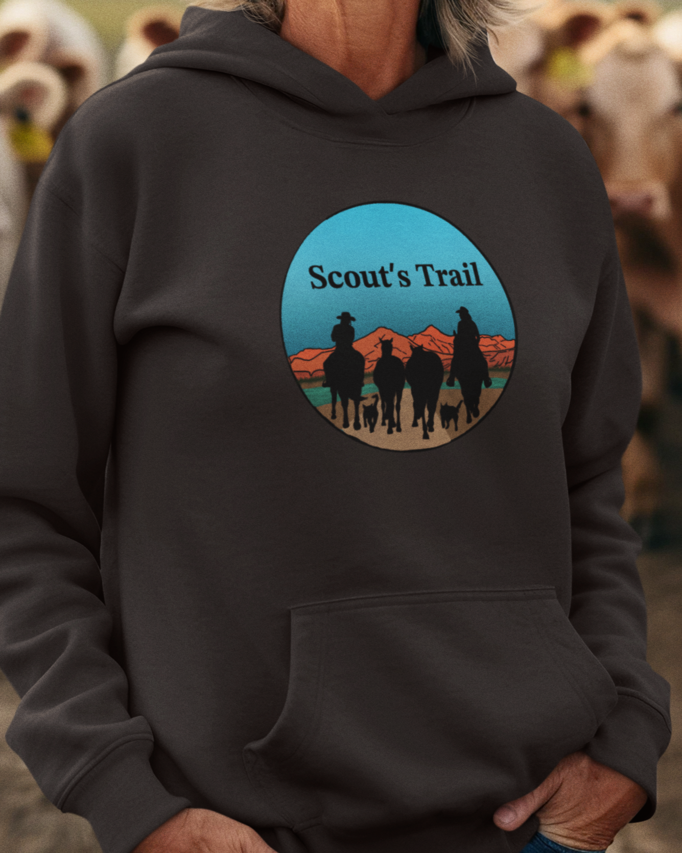 Unisex Scouts Trail College Hoodie